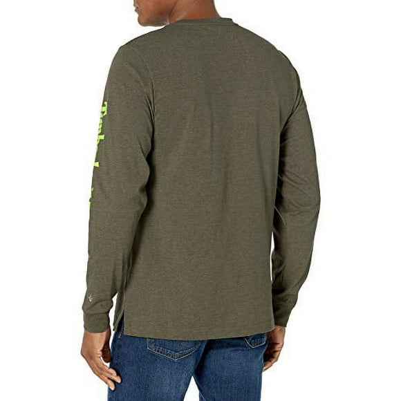 Timberland PRO Men's Base Plate Blended Long-Sleeve T-Shirt with Logo