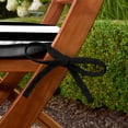 thumbnail image 6 of ARDEN Indoor/Outdoor Foam Seat Pad, 2 Pack, 17 x 16, Patio Cushion, Water repellent, Fade Resistant, Foam Cushion Black Cabana Stripe, 6 of 8