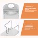 thumbnail image 3 of HEALEEP 1Jgo Organizador De Cepillos De Acero Inoxidable Para Montado En Pared, 3 of 8