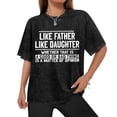 thumbnail image 2 of Funny Father Daughter Shirt Dad Daughter Shirts Father'S Day Gift For Dad, Regular-Fit, Family T-Shirt Washed Tee, 2 of 9