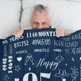 thumbnail image 4 of 95th Birthday Gifts for Men, Men 95th Birthday Decorations, 95th Birthday Gifts for Him, 95 Years Old Happy Birthday Blanket Birthday Gifts Ideas for Dad, Husband, Grandpa, Soft Blanket(30"x40"), 4 of 7