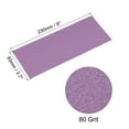 thumbnail image 2 of 15 Pack Purple Sanding Sheets 80 Grit 9" x 3.7" Aluminum Oxide Sandpapers Wet Dry Polish, 2 of 5