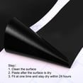 thumbnail image 4 of Uxcell 9.8x3.8" Footprints Floor Stickers Footprint Wall Stair Decal Sticker, Black 4 Pairs, 4 of 6