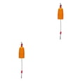 thumbnail image 4 of Unatoiry 360° Rotation Waterproof Drifting Fishing Rod Foam Big Belly Glowing Drifts Alarm Buoy Strong Tensile Resistance Square Orange 2Set, 4 of 6