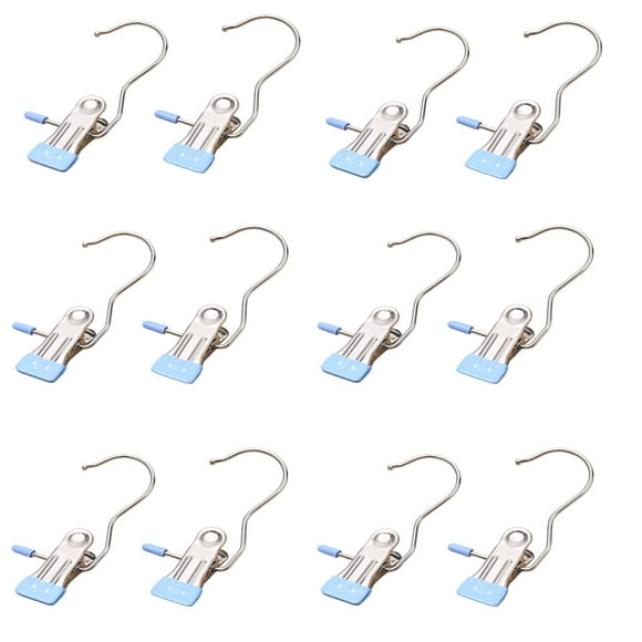 Fiudx Perchas de Acero Inoxidable, Tendedero con Diseño Innovador de Ganchos, Solución de Almacenamiento Sin Rastro para Pantalones Cortos, Calcetines y Telas, Organizador Que Ahorra Espacio, Esencia