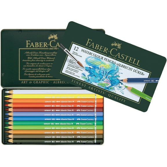 Faber-Castell Albrecht Durer Artist Watercolor Pencils, Set of 12