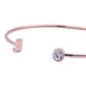 thumbnail image 3 of Pulsera Mujer Inicial Letra LuckyLy, Acero Inoxidable y Zirconia Cúbica, Modelo Sonia rosa UNITALLA, 3 of 8