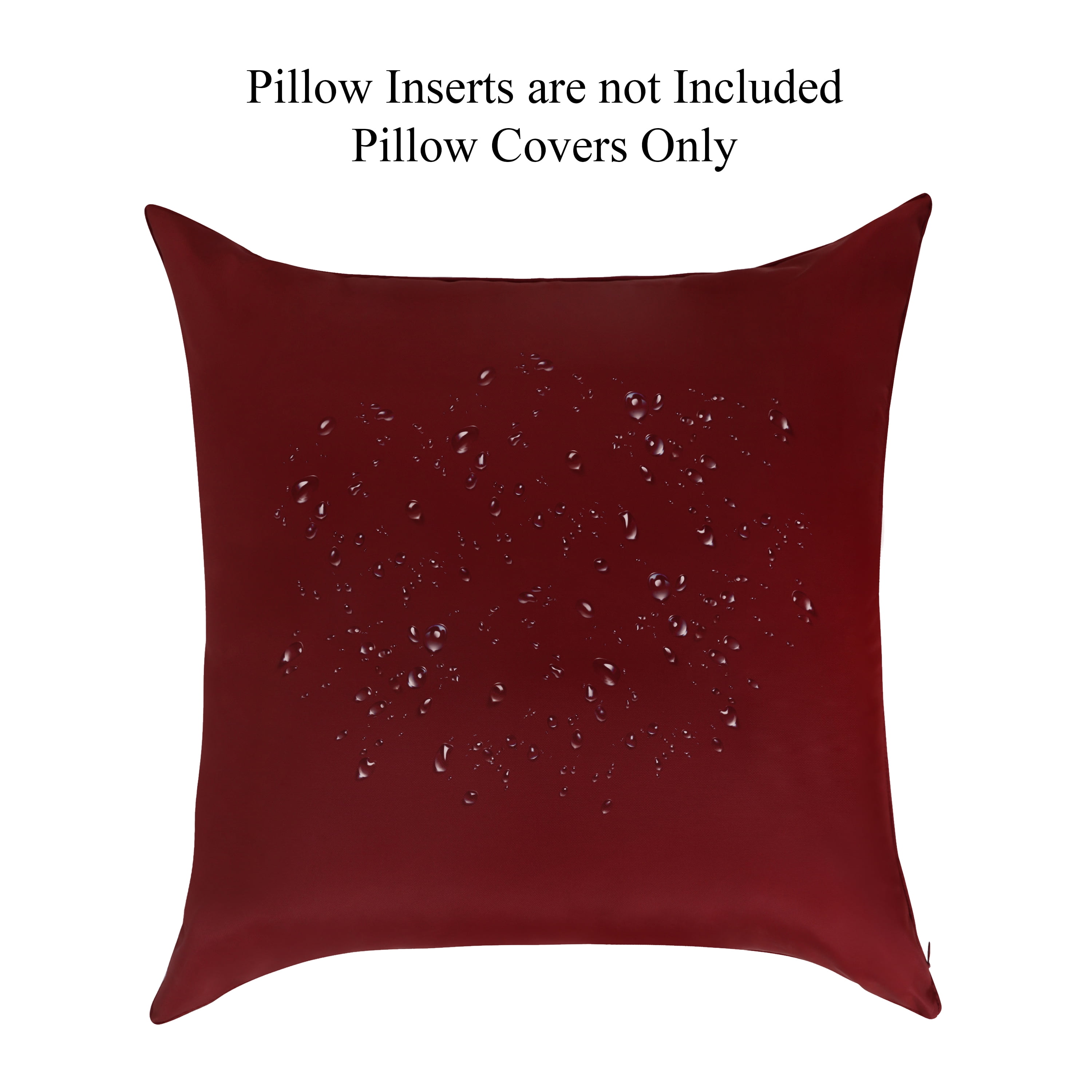 A1HC Outdoor Waterproof Pillow Covers 22x22 Inch, Pack of 2, Copper Rust – Luxurious Decorative Throw Pillow Covers for Garden, Sofa & Chairs