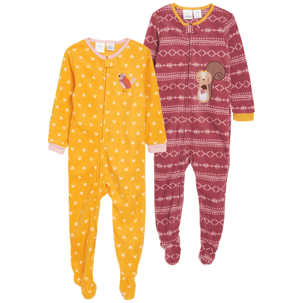 Koala Baby Girls' Blanket Sleeper 2 Pack Sleep n' Play Bodysuit