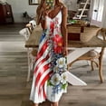 thumbnail image 3 of 4th of July Sleeveless Dress Woman Fashion Long Dresses Women's Summer Suit Dress Summer 2025 Women, 3 of 7