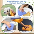 thumbnail image 4 of Ultra-Absorbent Miracle Cleaning Shammy, Super Absorbent Cleaning Cloth Multi-Purpose Non-Woven Cleaning Towels for Home Kitchen Bathroom Car Pet Stains(8 Pack), 4 of 4