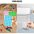 thumbnail image 3 of 1400 Pack,1IN Round Colored Dot Stickers Labels - 4 Assorted Colors, for Office, School, Moving, Home (Orange, Pink, Light Blue, Light Green), 3 of 5