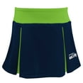 thumbnail image 3 of Girls Youth Navy Seattle Seahawks Spirit Two-Piece Cheerleader Set, 3 of 3