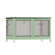 thumbnail image 3 of Armario portátil Strade Fareast Limited con tapas y puertas plegable verde, 3 of 8