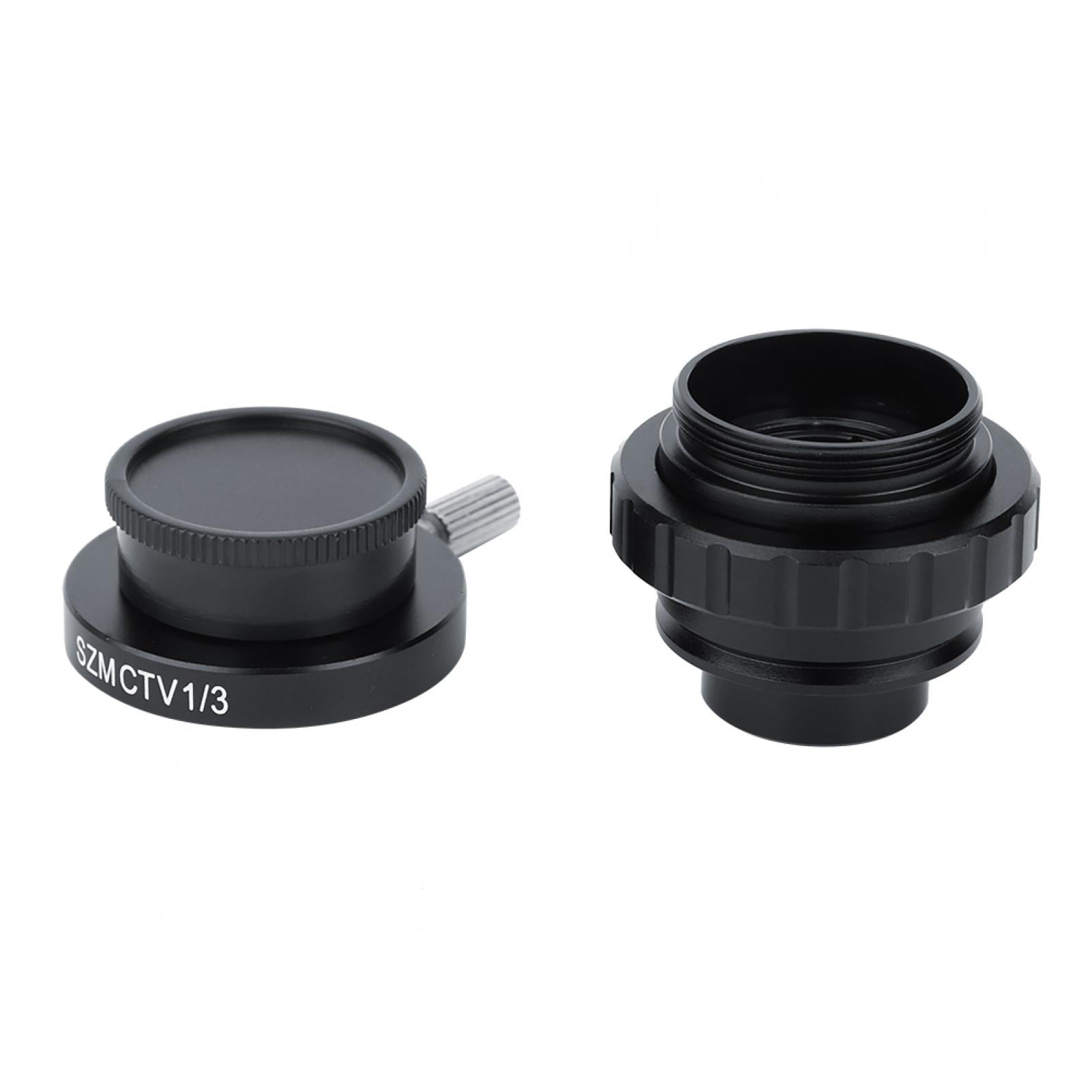 C-mount Lens Adapter,SZMCTV 1/3 Adapter,for Trinocular Stereo Microscope Video Camera 