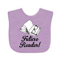 Inktastic Future Reader Book Gift Boys or Girls Baby Bib