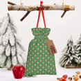 thumbnail image 6 of Fuzoiu 60s and 70s Style Print Christmas Gift Bag,Burlap Gift Bag with Drawstring Closure & Hang Tag,Perfect for Holidays, Birthdays, and Special Occasions-Small, 6 of 7