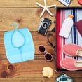 thumbnail image 3 of Monyance clothesline bag Mesh Storage Organizer Bag Clothespin Bag with Hanger Pack of 3 Blue/Green(8.66X15.35X0.12Inches), 3 of 10