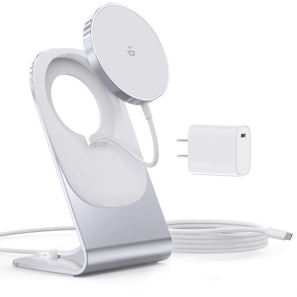 Cargador inalámbrico magnético para iPhone Mag Cargador rápido con adaptador USB C de 20 W y cable U