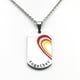 thumbnail image 3 of 2x Colgante Etiqueta Rompecabezas de Joyería Orgullo Fernando Collar de acero inoxidable Oro plateado, 3 of 7