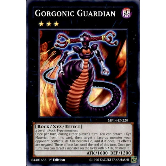 YuGiOh 2014 Mega Tin Common Gorgonic Guardian MP14-EN220