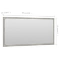 thumbnail image 5 of vidaXL Mirror Wall Mounted Rectangular Bathroom Furniture Engineered Wood, 5 of 6