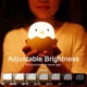 thumbnail image 2 of Luz de noche para niños, luz de noche para bebés, luz de noche recargable para bebés, luz de noche LED para bebés, iluminación de cabecera de silicona sensible al tacto, regalo para bebés (blanco), 2 of 5