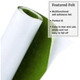 thumbnail image 5 of 15.5x78.5" Green Back Adhesive Felt Sheets Fabric Sticky Sheets Light Green Fabric Peel Stick for DIY Costume Making Jewelry Box Festival Decor diy, 5 of 9