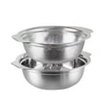 thumbnail image 1 of Great promotion! Stainless Steel Microporous Colander With Handle, Rice Washer Microporous Strainer Set For Washing Vegetables And Rice And Draining Cooked Pasta., 1 of 3