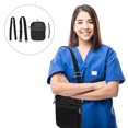 thumbnail image 1 of OULII 1pc Shoulder Bag Black Material For Nursing Workers, 1 of 7