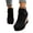 Black, variant on Women's Ankle Wedge Booties Low Heel Ankle Boots Closed Toe Western Booties