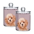 thumbnail image 2 of Ckdifva Lovely Puppy Dogs Storage Jar with Lid Acrylic Organization Storage Containers Set of 2, 2 of 7