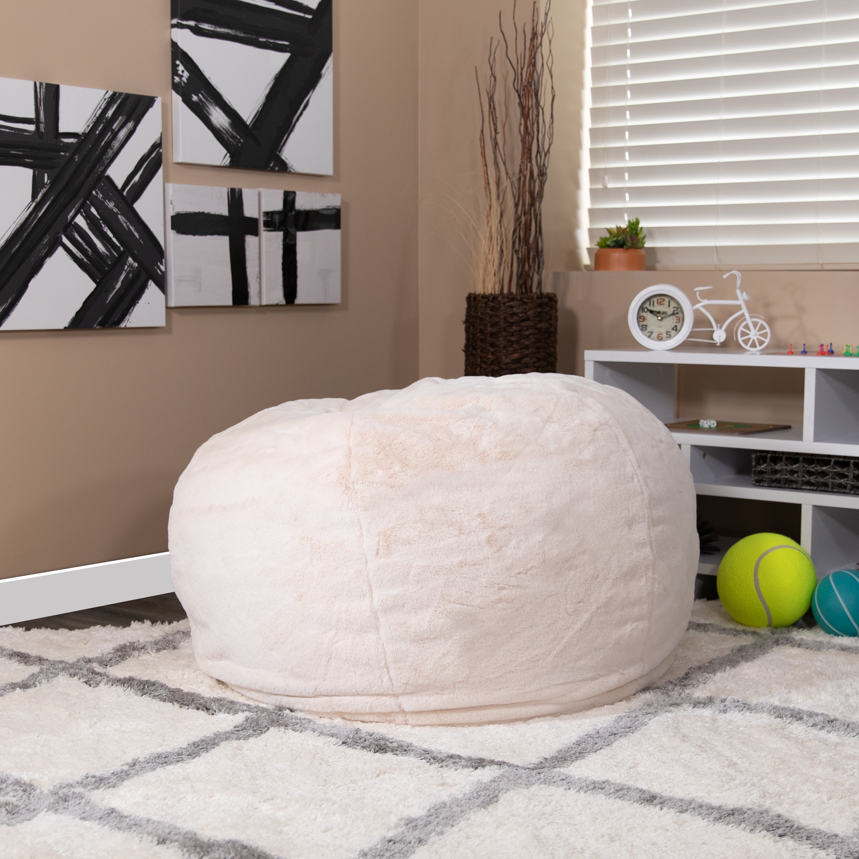 flash furniture bean bag chair