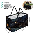 thumbnail image 2 of Constellation Foldable Reusable Large Capacity Oxford Cloth Cube Organizer Shopping Bag Basket Organizer, 2 of 7