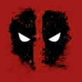 thumbnail image 2 of Junior's Marvel Deadpool Distressed Eyes  Graphic T-Shirt, 2 of 4