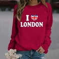 thumbnail image 1 of TINZ Chandail en Molleton de Sport Décontracté à Manches Longues et Col Rond pour Femmes, Style Britannique à la Mode, Imprimé de Lettres (2) Veste Ajustée avec Capuche, Manteau à Fermeture Éclair pour Femmes, Chandail à Capuchon à Fermeture Éclair pour Femmes, 1 of 3
