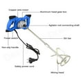 thumbnail image 3 of Bowoshen 2600W Portable Electric Cement Mixer, 6 Speed Handheld Mixer Stirring Tool for Mixing Grout Paint Mortar Mud Plaster,with M14 Threaded Rod,Locking Button, 3 of 5
