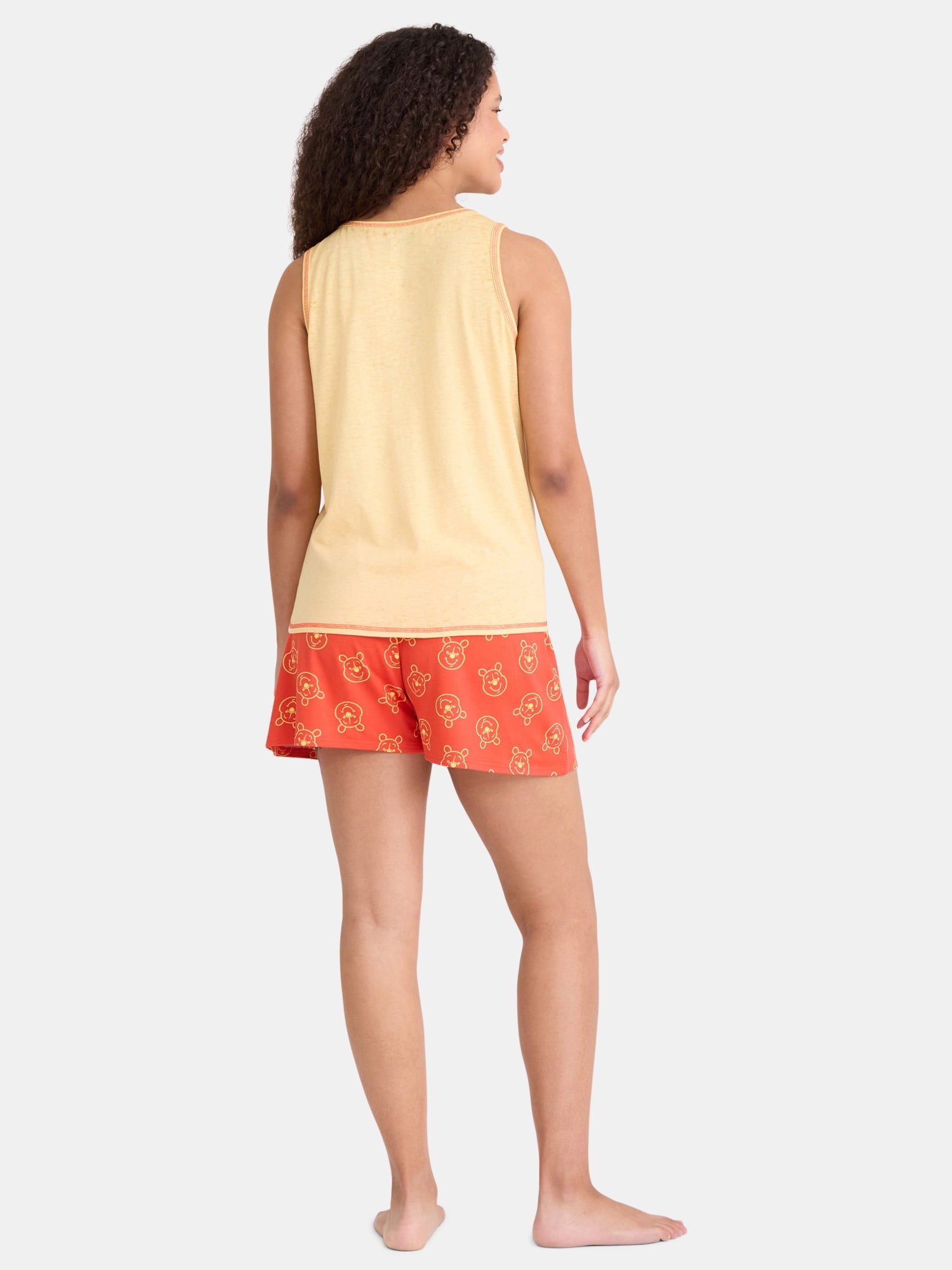 Disney Winnie the Pooh Women's Tank Top and Shorts Pajama Set, 2-Piece, Sizes XS-3X