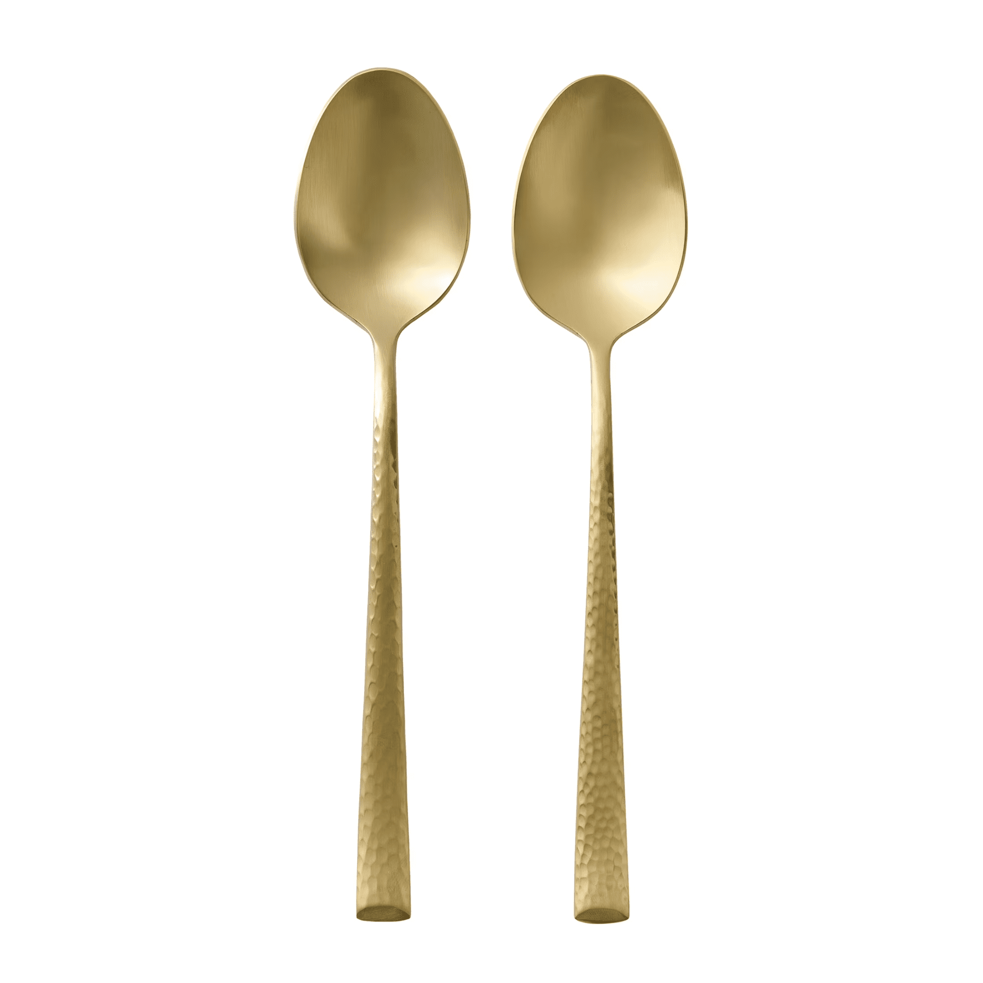Better Homes & Gardens Arlo Flatware Set, Gold Hammered, 20 Pieces