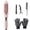 Pink infrared US standard, variant on CNV Professional 2-in-1 Infrared Heated Round Brush Hair Styler, 1.5 Inch Ceramic Thermal Comb for Root Lift and Volume, 10 Precise Temp Levels with LCD Display