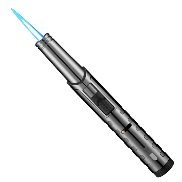 Quinlirra Gas Lighter Metal Windbreak High-temperature Spitfire Lighter Cooking For The Household Lighter Impact In The Open Gas Adjustable Flame Inflatable Deals Of The Day Clearance