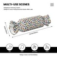 thumbnail image 3 of Salouo Colorful Numbers Pattern Cute Bolster Pillow,Cylindrical Pillow Long Pillow for Bed Round Side Pillow for Knee/Leg/Neck ,- Length 24.4" x 9.8" Diameter, 3 of 8