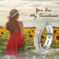 thumbnail image 2 of Moissanite Wedding Rings Eternity Ring for Women Engagement Round Cut Ring Anniversary Jewelry Gifts, 2 of 4