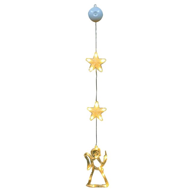 Christmas Window Lights Battery Operated Easy Installation LED Light with Suction Cups for Home Decor