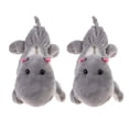 thumbnail image 2 of Almencla (1 Pair) Elastic Child Adult Terry Ice Hockey Figure Skates Boot Covers Guards Hippo, 2 of 8