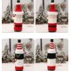 thumbnail image 4 of Conjunto de 3 piezas de bolsa para botellas de vino con forma de suéter navideño, 4 of 5