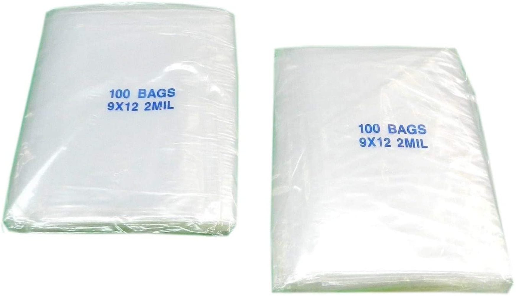 500 9x12 Clear 2 Mil Zip Lock Bags Resealable Plastic Ziplock Reclosable 9"x12" 