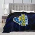 thumbnail image 4 of University of Delaware Logo Fleece Blanket, Very Soft Microfiber Flannel Blanket for Couch Warm and Cozy for All Seasons, 4 of 6