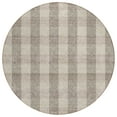 thumbnail image 2 of Addison Rugs Chantille Indoor/Outdoor Transitional Plaid Beige Washable Round Rug, 8' x 8', 2 of 6