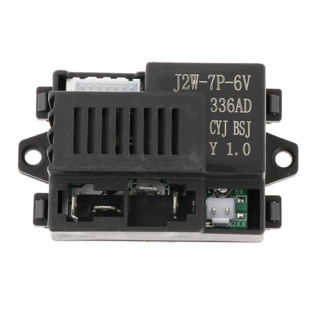 Bewildely Receptor de control remoto Bluetooth 2.4G para niños Paseo en piezas de automóviles J2W 7P 6V Type2